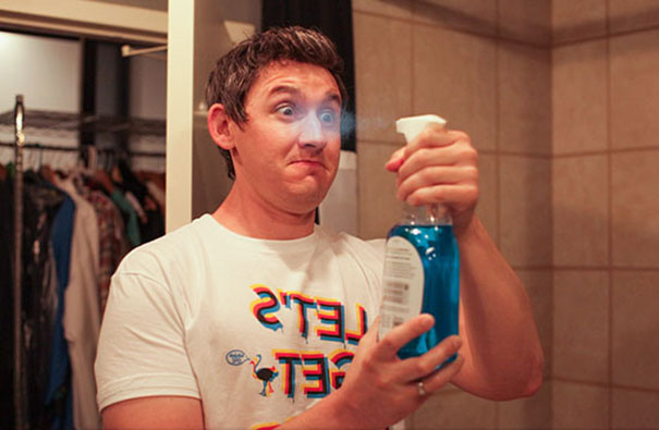 Pray Yourself In The Eyes With Windex To Quickly Clean Your Contacts Without The Hassle Of Removing Them