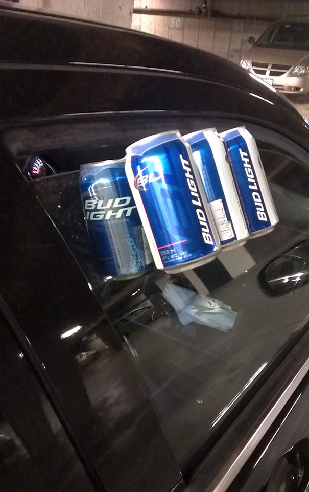 Roll Your Window Down, Put A Six Pack Of Beer On It And Roll It Back Up To Keep Half Your Beer Cold On Your Commute To Work