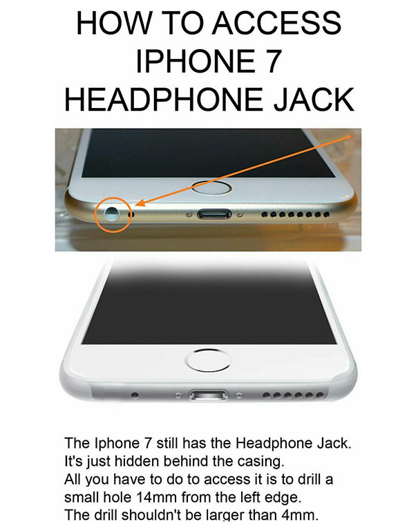 Access iPhone 7 Headphone Jack With This Simple Hack