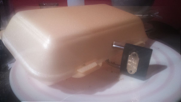 Secure Your Lunch With A Padlock