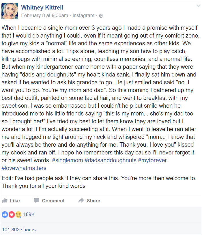 single-mom-dresses-as-father-dad-and-donuts-1 single-mom-dresses-as-father-dad-and-donuts-1