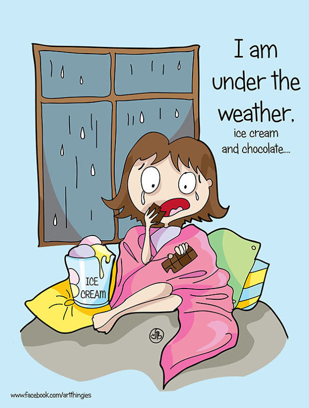 I Have A Visual Mind, So I Paint My Daily Thoughts