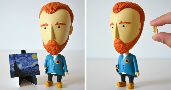 Van Gogh Action Figure With A Detachable Ear Is A Perfect Gift For Art Lovers