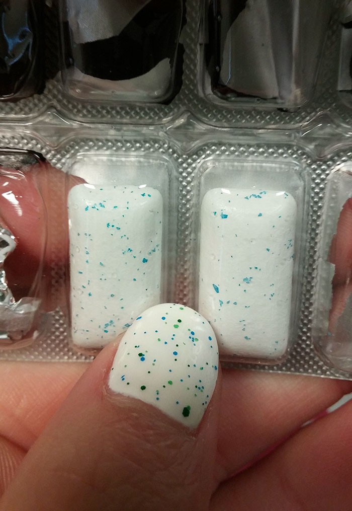 This Nail Polish Or The Gum?