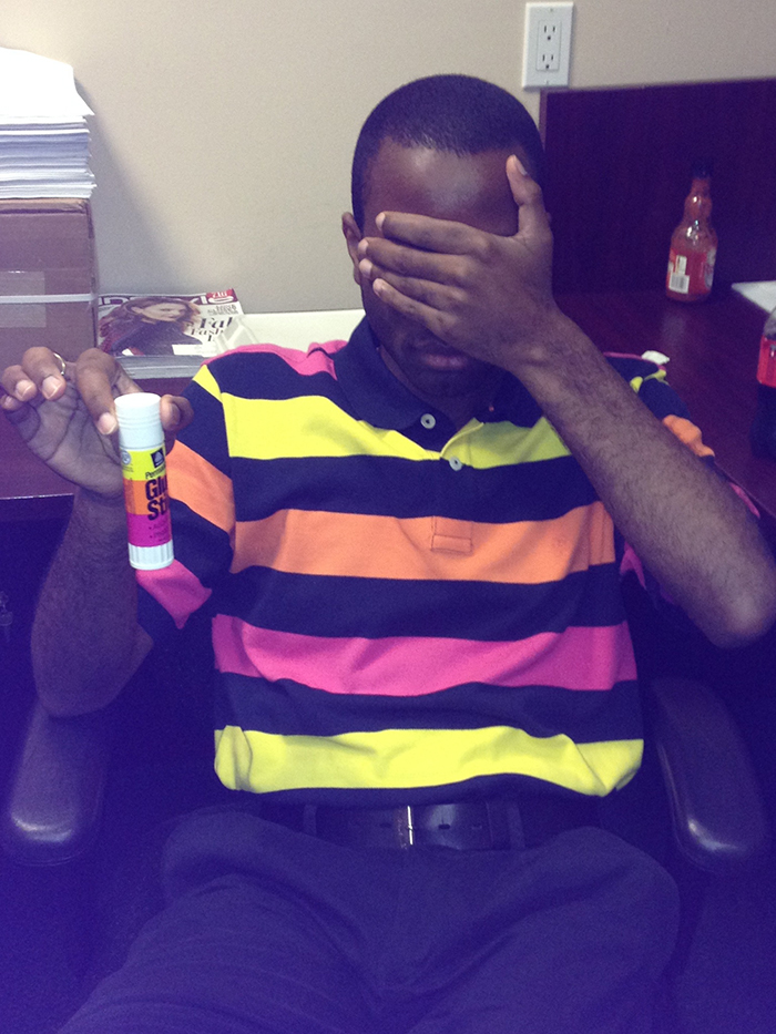 This Guy Or A Glue Stick?