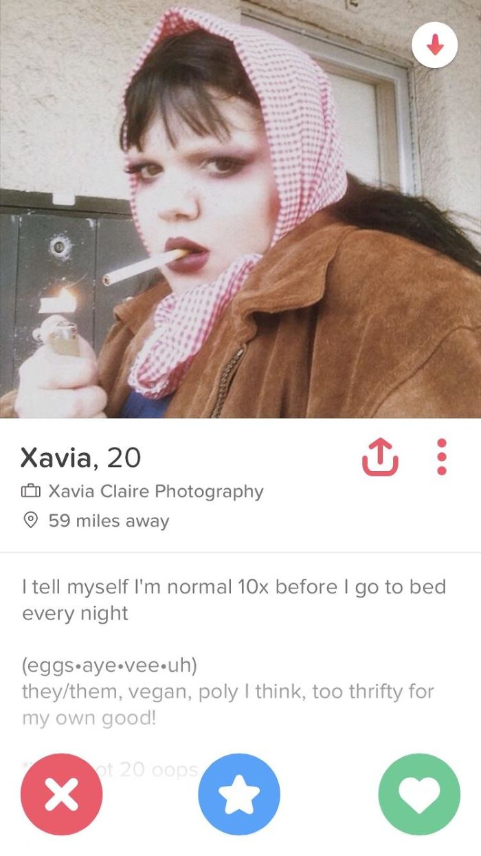 I Tell Myself I'm Normal 10x Before I Go To Bed