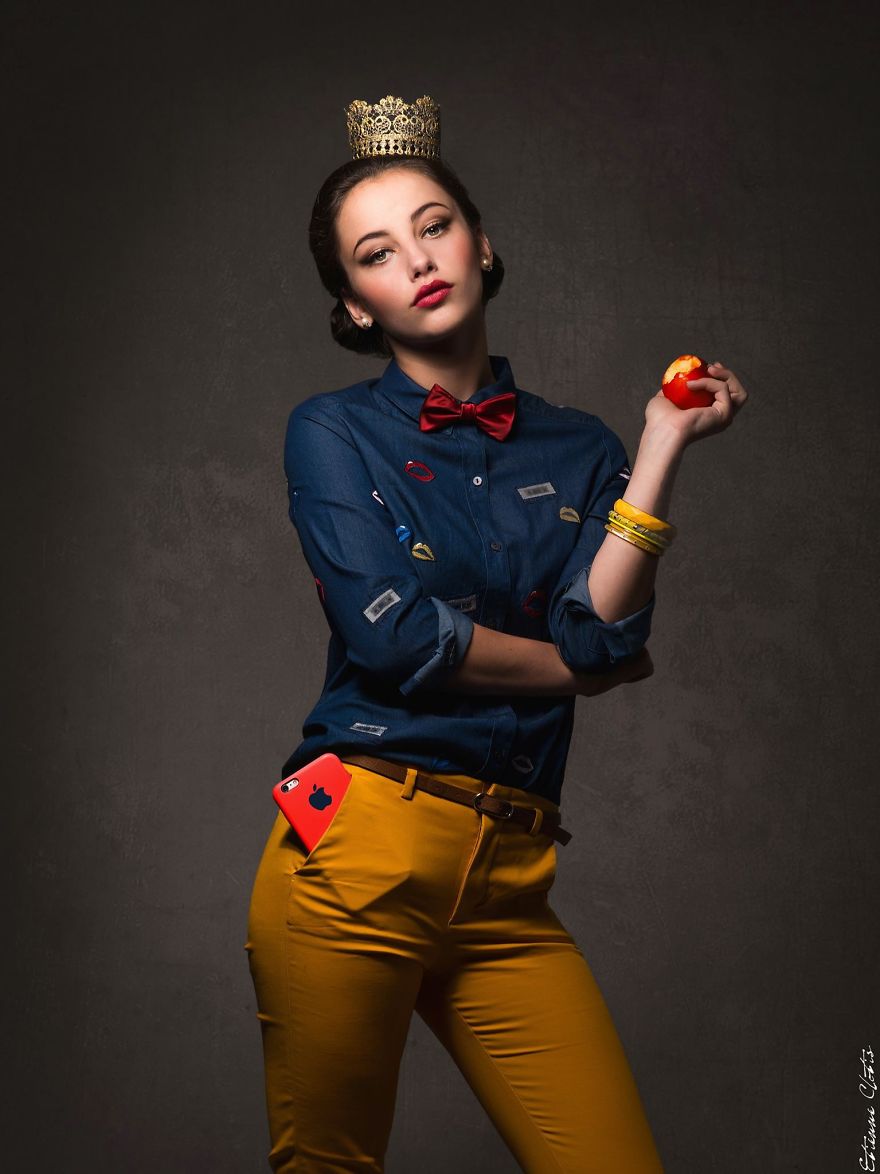 I Put Disney Princesses Somewhere Between Their World And Ours I Put Disney Princesses Somewhere Between Their World And Ours