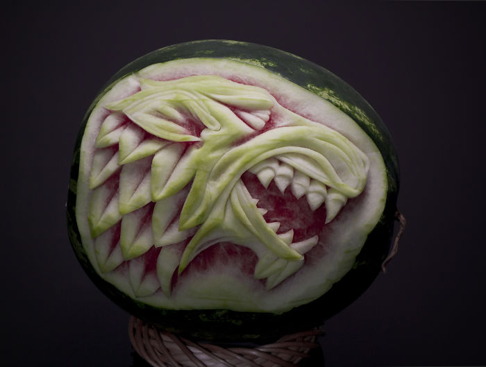 Carvings From Fruit And Vegetables