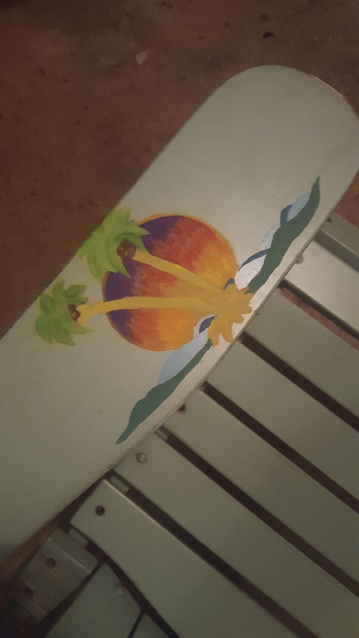 I Painted A Personalized Margaritaville Themed Adirondack Chair