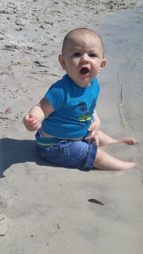 My Babys First Time At The Springs Park In The Water