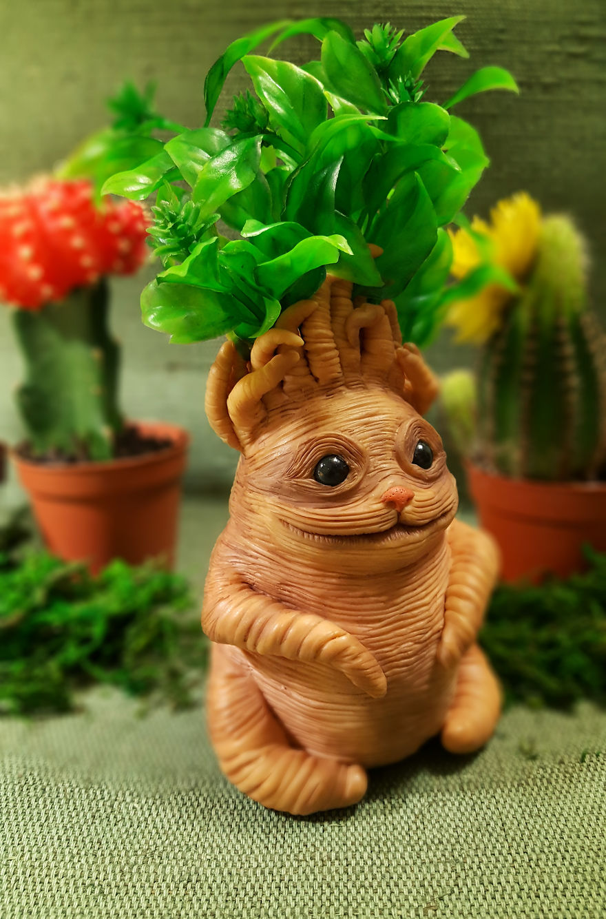 We Create Mandrake Root Dolls From The Movie &ldquo;Harry Potter&rdquo;
