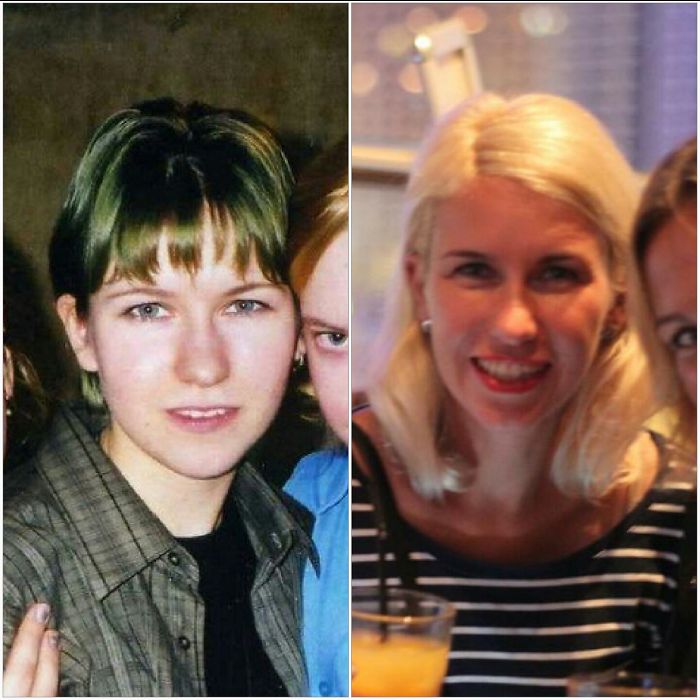 2000 Vs 2017 Still Like My Green Hair!