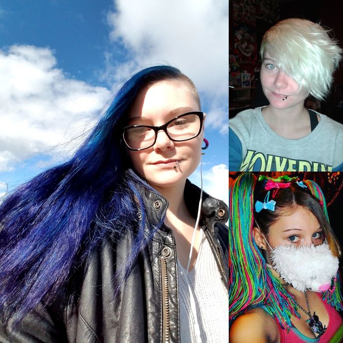 Bottom Right 16, Top Right 19, And Now 21. I'm The Mother Of An Amazing 15-month-old And Am About To Start School To Get My A.s In Psychology. I Haven't Changed All That Much To Be Honest.