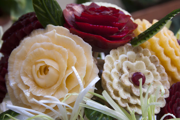 Carvings From Fruit And Vegetables
