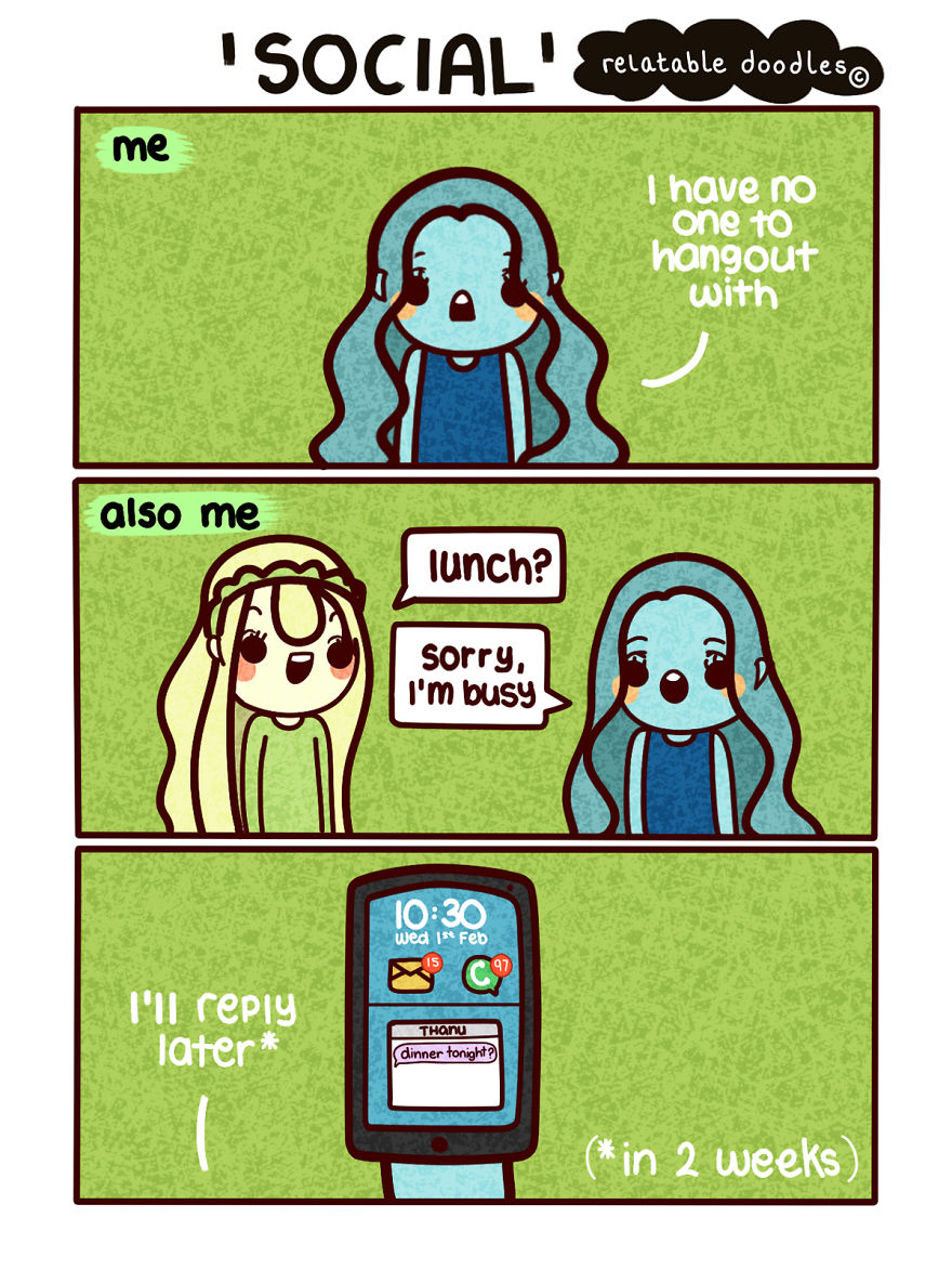 I Draw Comics That People Can Relate To