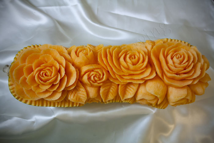 Carvings From Fruit And Vegetables