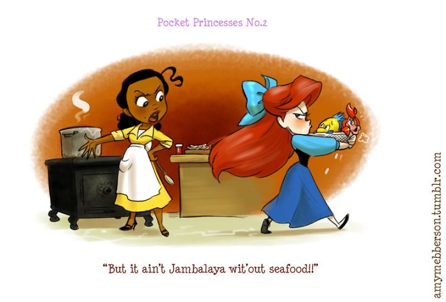 If You Love Disney Princesses, These Mini Comics Will Make You Smile
