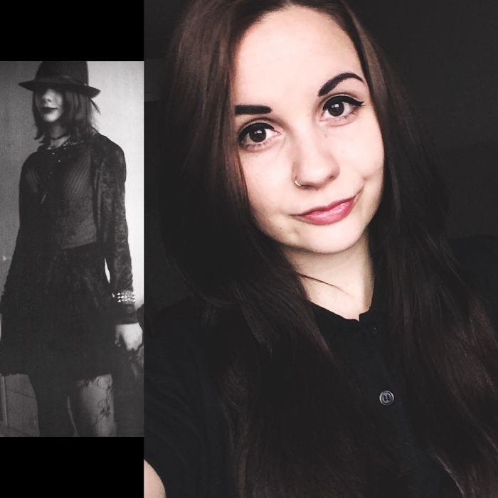 10 Years Ago... Anyway Black Is Still My Happy Color.