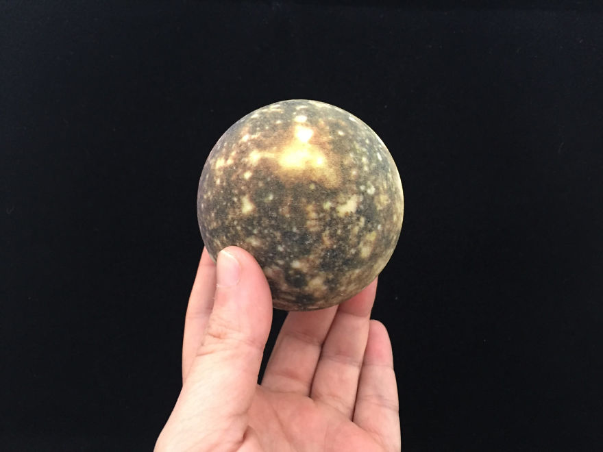 Callisto, Jupiter's Moon, Globe