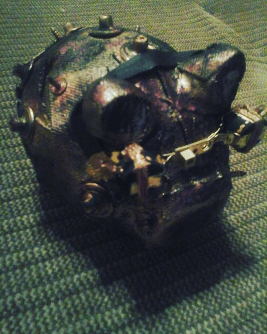Steampunk Piggybank For My Daughter