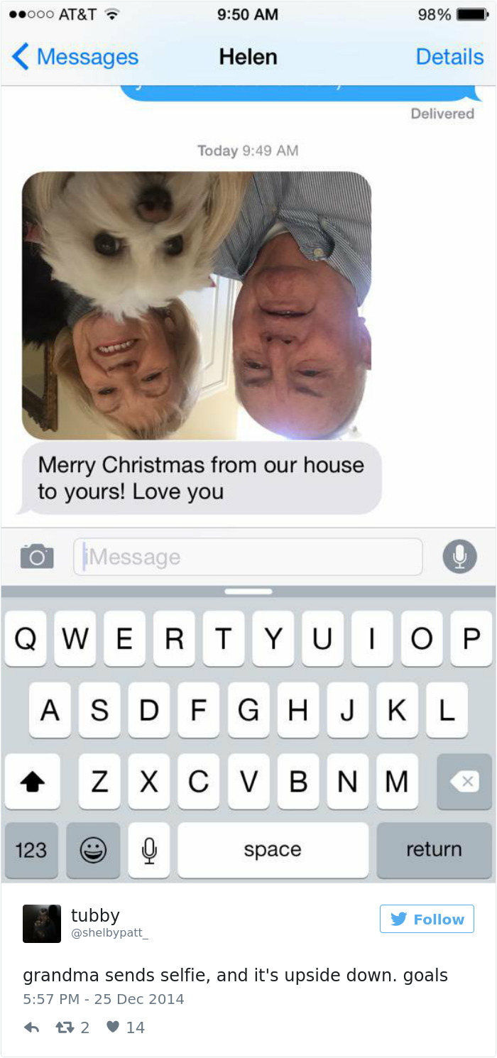 Grandma Sends Selfie