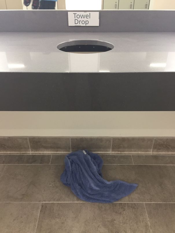 Not Going To Replace The Towel Drop Bin?