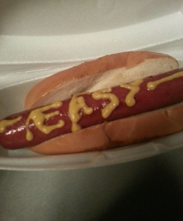 I Asked For The Restaurant To Go Easy On The Mustard And This Came Out