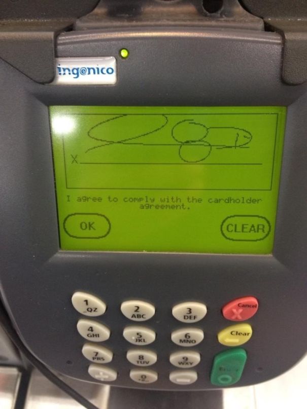 So The Cashier Asked Me For My John Hancock, I Delivered