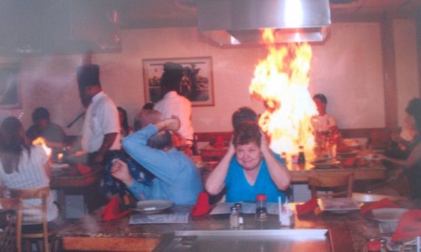 Grandparents' First Time At A Japanese Restaurant