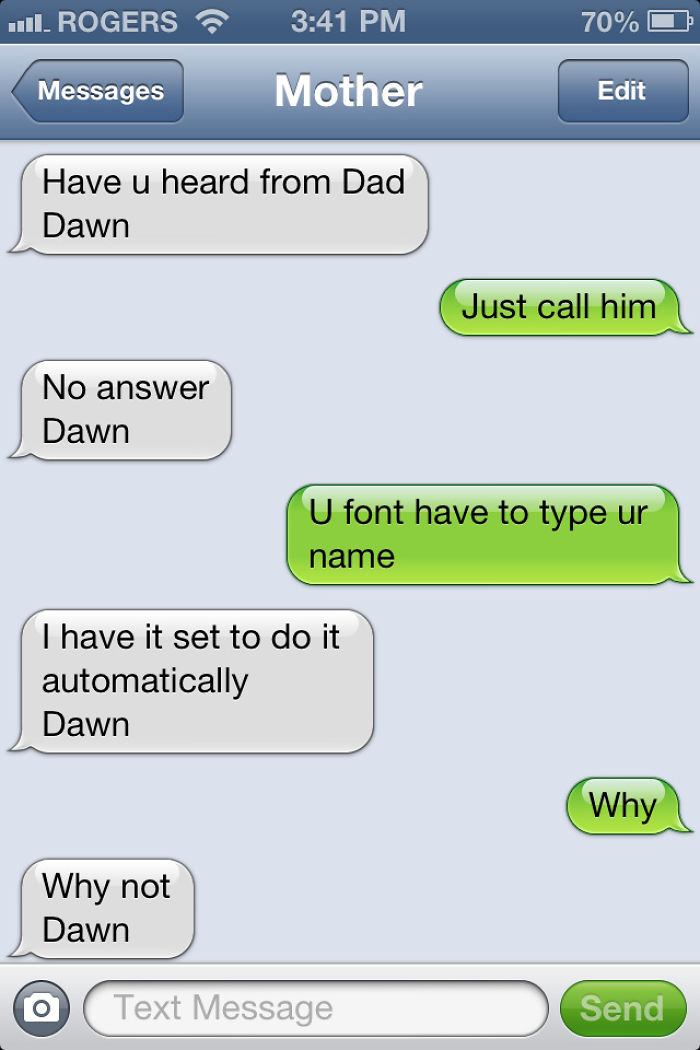 My Mom Just Got A Phone For The First Time (Face Palm)