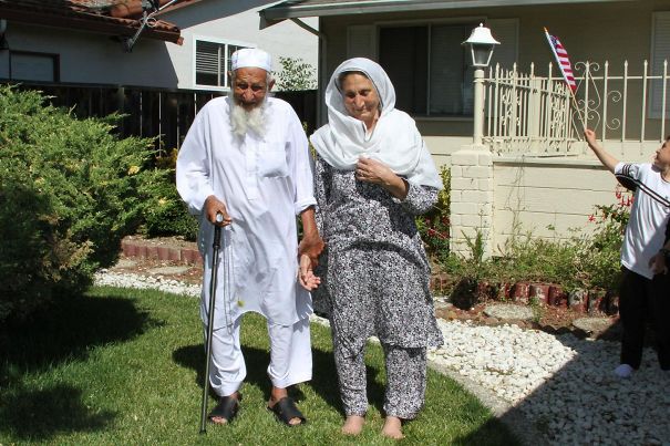 My Grandparents Just Reached The United States For The First Time. It's Been Their Whole Life's Dream To Be Here. Grandfather Is 96