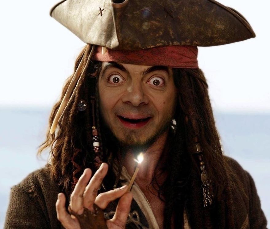 Mr Bean Photoshop