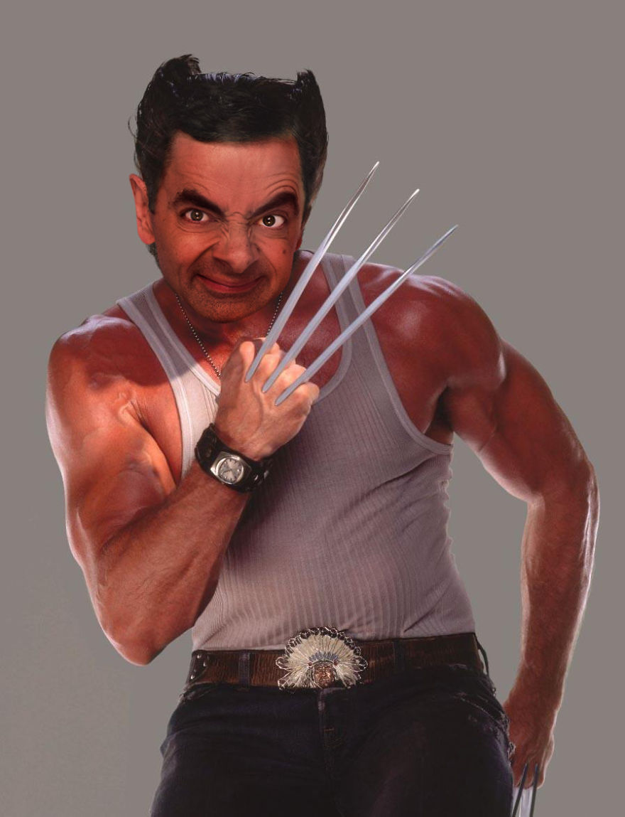 Mr Bean Photoshop