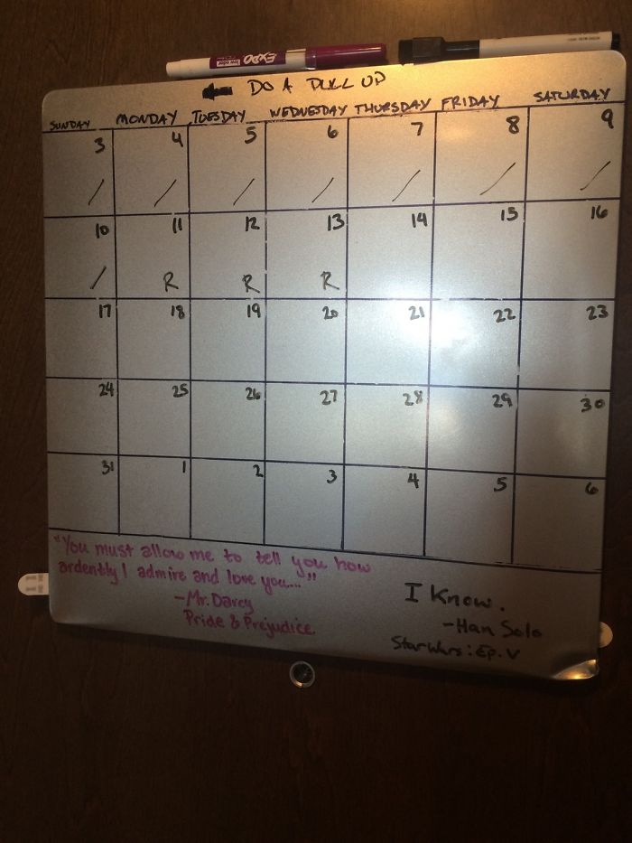 Wife Left Me A Note Before Heading To Work. I'm Sure My Romantic Response Will Make Her Swoon