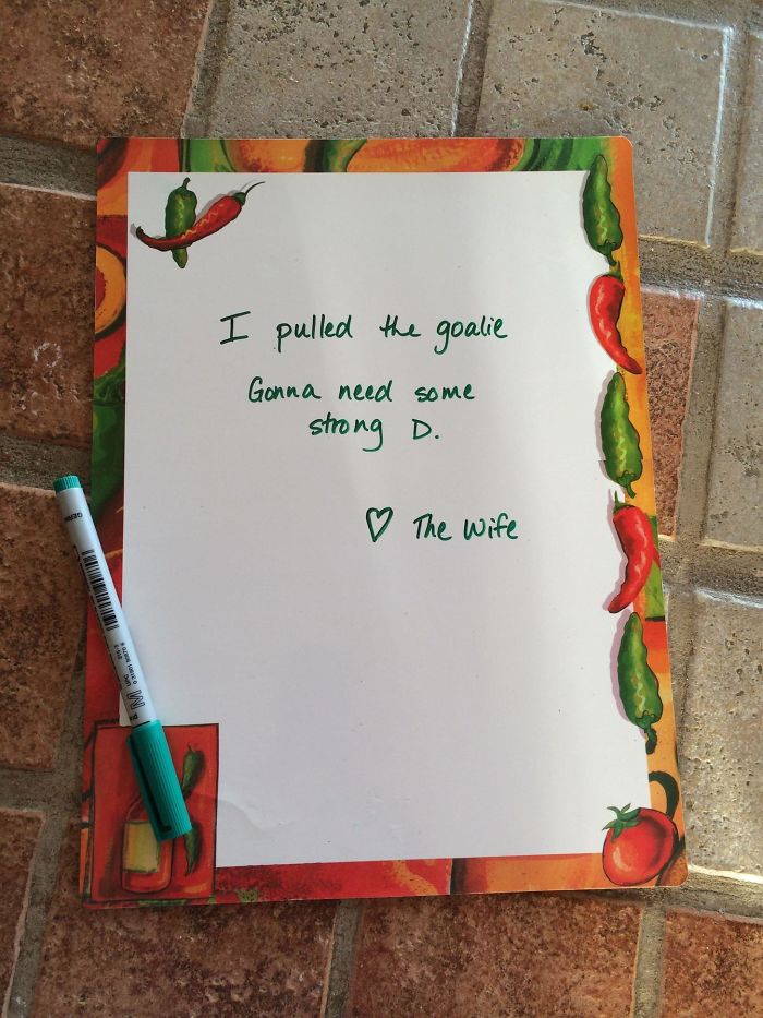 My Wife Left Me A Note Today