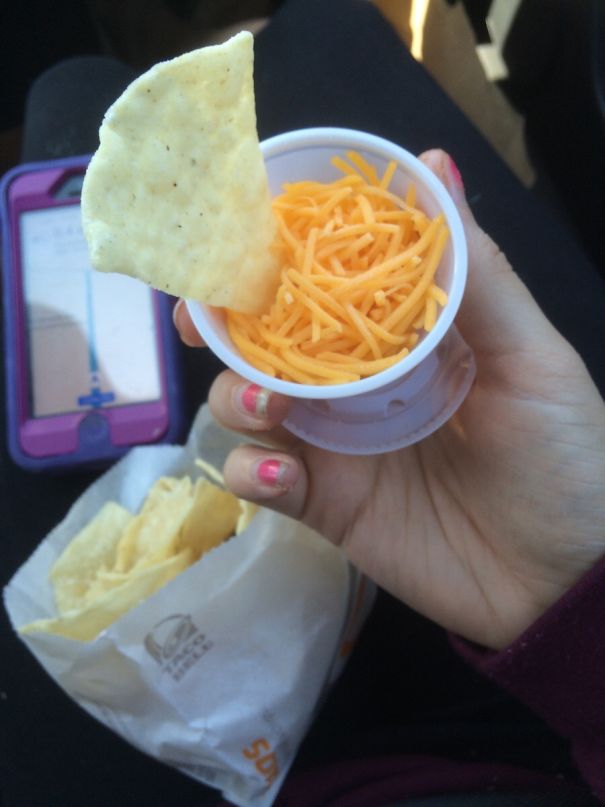 Asked For A Side Of Cheese For My Nachos And Got This