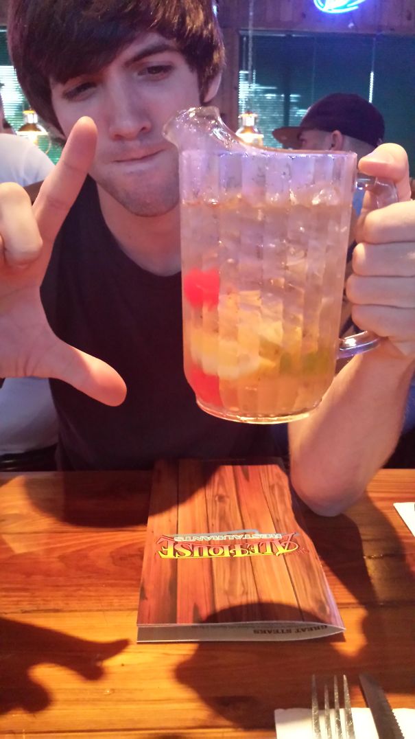 I Think The Waitress Misheard Me When I Asked For A Pitcher. This Is Clearly A Mug