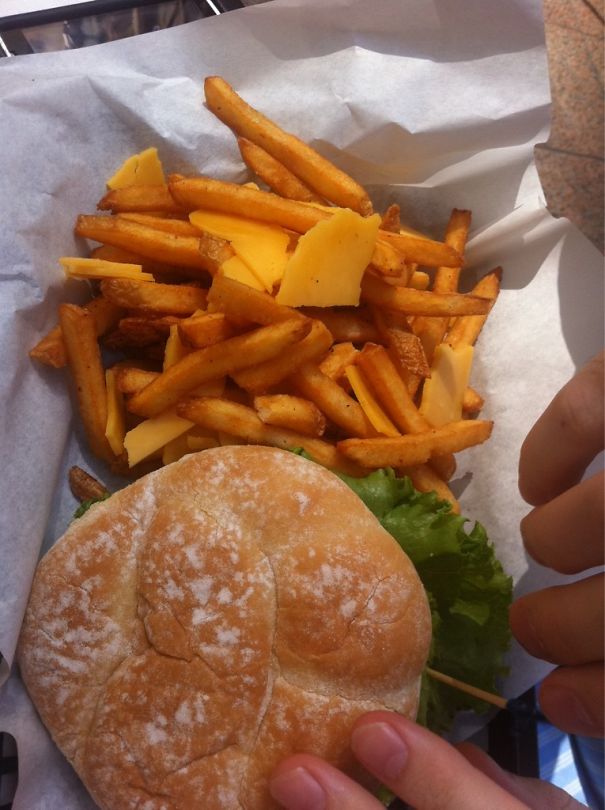 So I Asked For Cheese Fries With My Burger