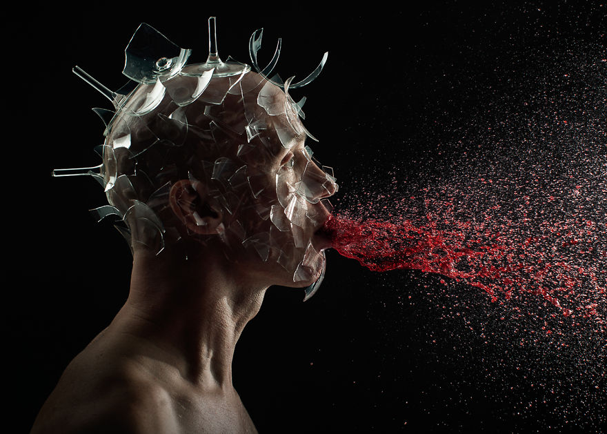 World Class Chef Serves Dishes On His Face To Prove A Point