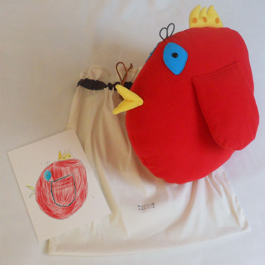 I Turn Your Little Artist’s Drawing Into A Unique, Handmade Softie To Celebrate The Magic Of Childhood!