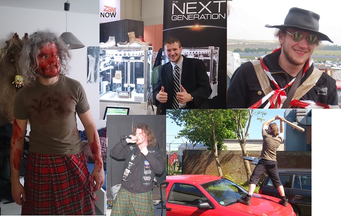 From 2004 Starting As A Metalhead And Now I Am A Metalhead With A Nice Jop And Short Hairs. But From The Top To My Foots Tattooed