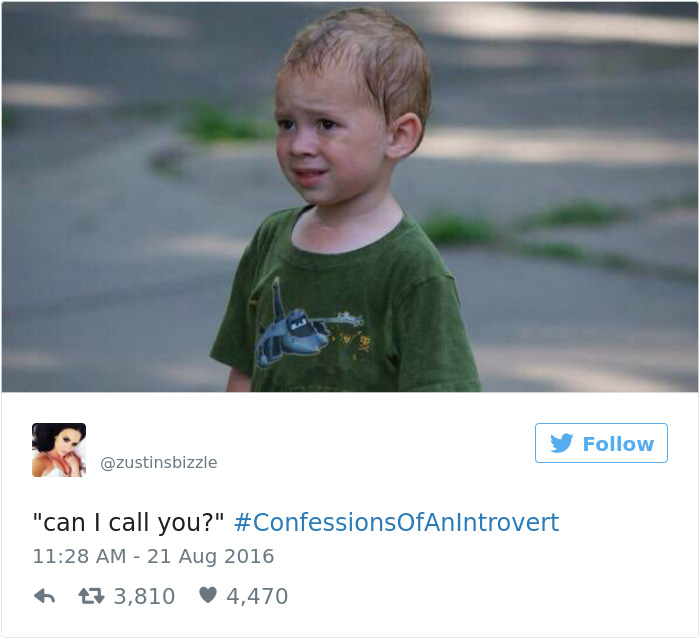 Introvert Tweet