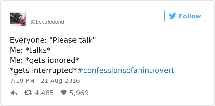 Introvert Tweet