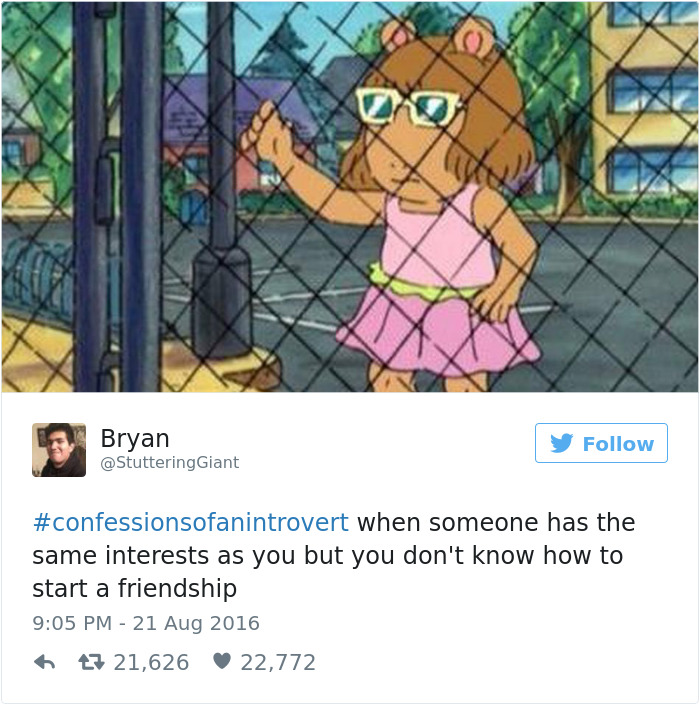Introvert Tweet