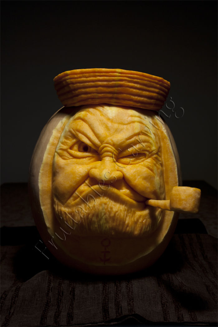 Carvings From Fruit And Vegetables