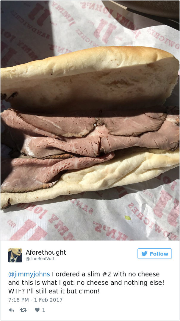 I Ordered A Slim #2 With No Cheese And This Is What I Got: