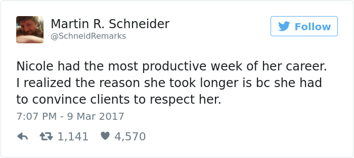 This Man Did A Sexism Experiment With A Female Co-Worker, And Was Completely Surprised By The Results This Man Did A Sexism Experiment With A Female Co-Worker, And Was Completely Surprised By The Results