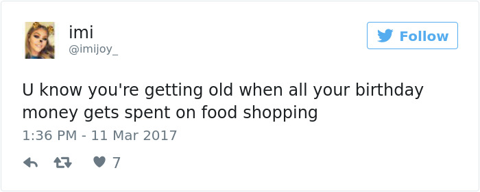 Growing Old Tweets