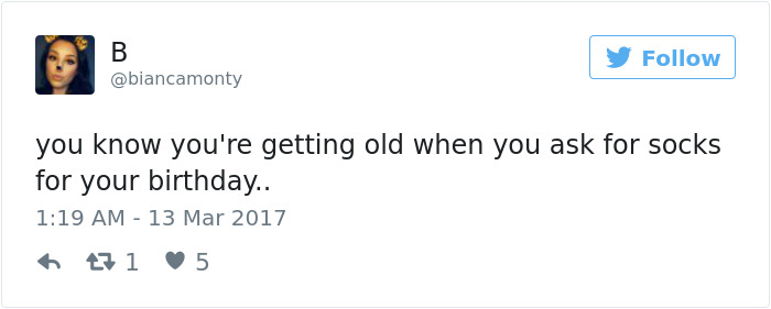 Growing Old Tweets