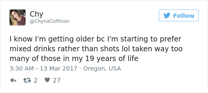 Growing Old Tweets